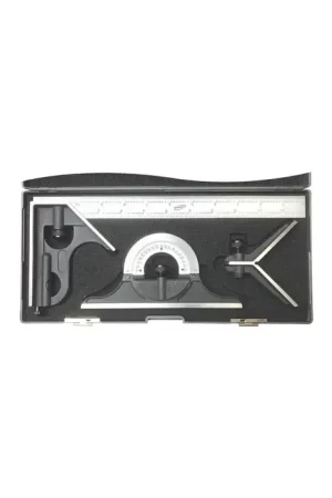 Best Seller IGAGING 34-212-4 4 Piece, 12" Blade Non-Reversible Head Type Combination Square Set