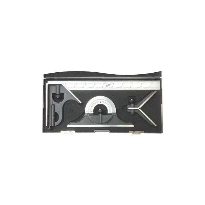 Best Seller IGAGING 34-212-4 4 Piece, 12" Blade Non-Reversible Head Type Combination Square Set