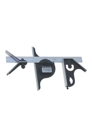 Best Seller IGAGING 35-212-4E 4 Piece, 12" Blade Non-Reversible Head Type Combination Square Set