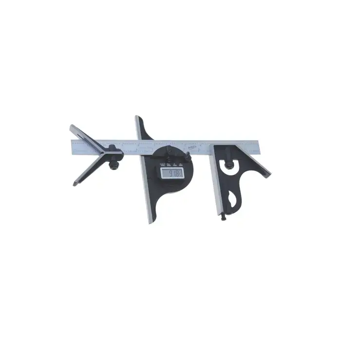 Best Seller IGAGING 35-212-4E 4 Piece, 12" Blade Non-Reversible Head Type Combination Square Set
