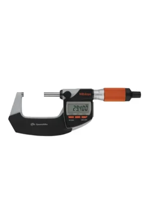 Last Chance MITUTOYO 293-181-40CAL 1 - 2" (25 - 50mm) Range, .0001" Graduation Flat End Spindle Outside Micrometer
