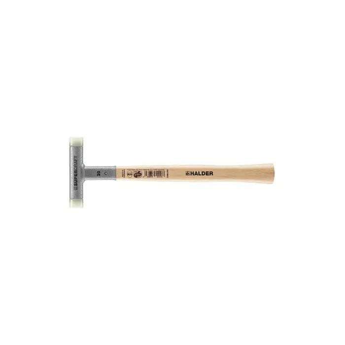 Big Sale HALDER 3366.02 20mm Face Diameter, 8 oz. Head Weight, 11.81" Handle Length Dead Blow Hammer