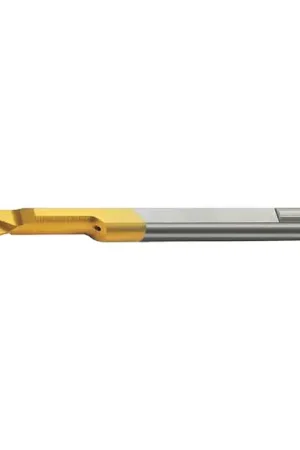 Professional Grade CARMEX MPR 4R0.2 L22 BXC Min Bore Diam, .870" Max Bore Depth, 4mm Shank Diam., Solid Carbide Mini Boring Bar