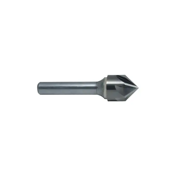KEO 919 Carbide Head, Steel Shank, Countersink, Ø3/8 x 60°, 1/4 Shank, 6 Flutes, min. Cut Ø.078, AlTiN Coated Buy Today