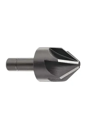 Weekend Sale KEO 919 HSS Countersink, Ø1/2 x 90°, 1/4 Shank, 6 Flutes, min. Cut Ø.109, AlTiN Coated