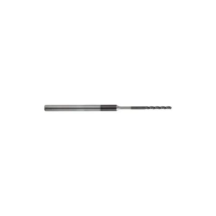 KEO 930 Solid Carbide End Mill, Ø.040 x .200, .400 Reach Length, 3 Flute, 5xD Flute Length, Ballnose, AlTiN Coated Special Offer