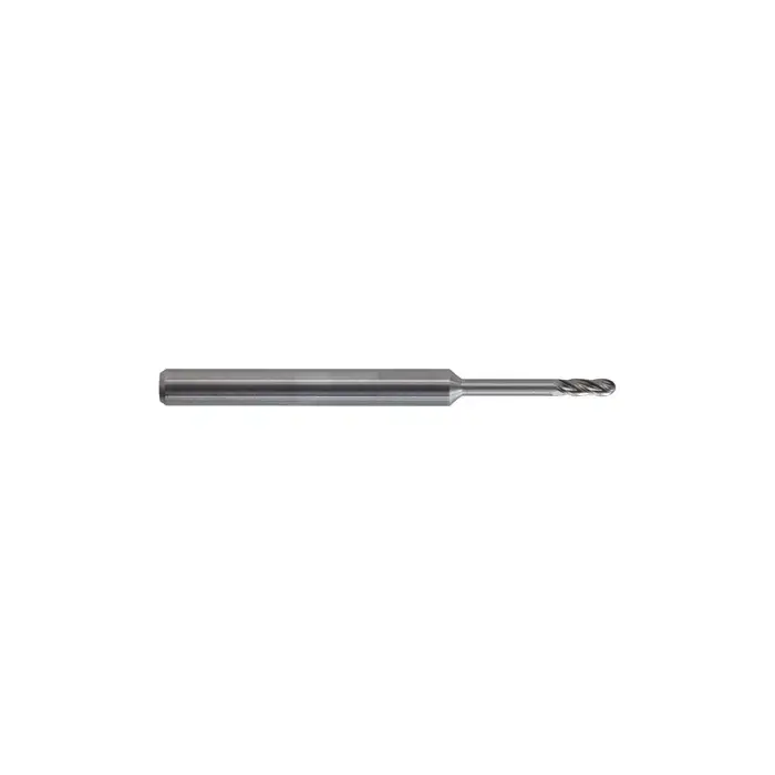 Price Drop KEO 930 Solid Carbide End Mill, Ø.035 x .105, .315 Reach Length, 4 Flute, Standard Length, Ballnose, AlTiN Coated
