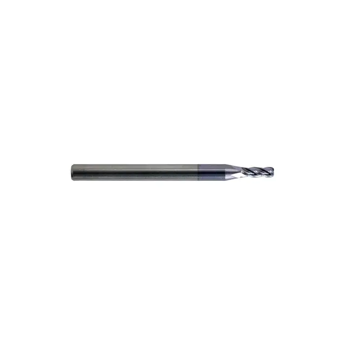 KEO 930 Solid Carbide End Mill, Ø1/25 x .120, 4 Flute, Standard Length, .010 Corner Radius, AlTiN Coated Sale