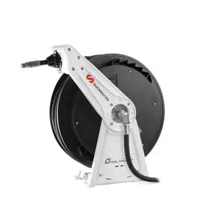 Final Sale Samson 506 702 - Aluminum Base and Arms, Composite Spool, Hose Reel