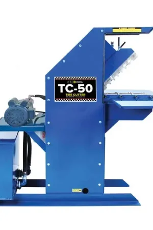 Shop Now TSI TC-50 EP Tire Cutter 3HP, 220v Single Phase Electric Motor Salvage and Recycling Equipment