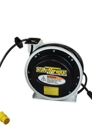 Saf-T-Lite 4050-3600 50ft. 13 Amp Retractable Cord Reel with Single Receptacle Outlet Markdown