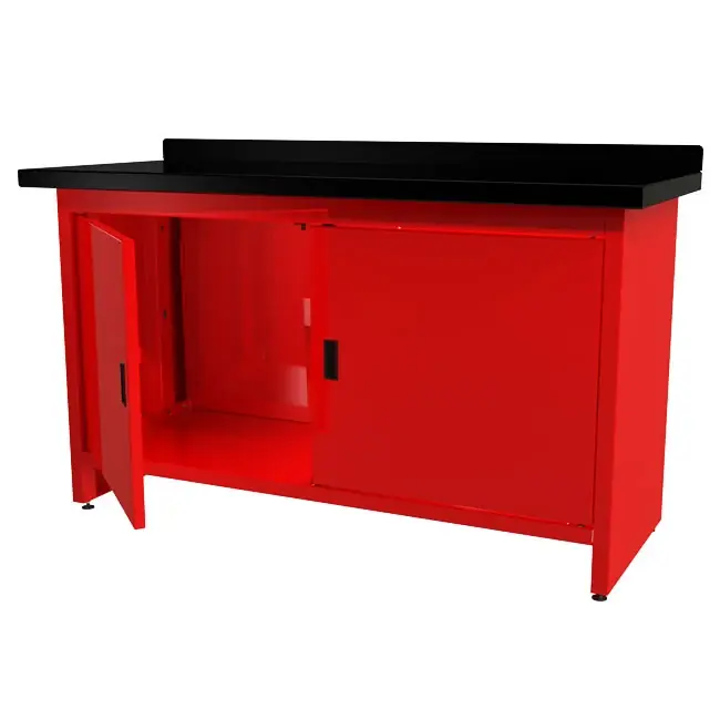 QSP WB-200-24 Steel Work Bench with Doors Trusted Brand