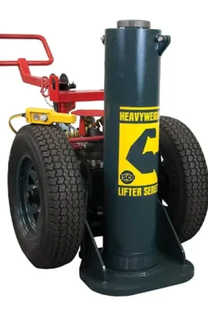 Price Drop ESCO EJR-100-27 HEAVYWEIGHT LIFTER Jack, "Champ", Air/Hydraulic (100 Ton, Min Height 27")