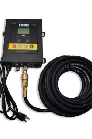 ESCO 10964 Tire Inflator, Steel Wall Mounted w/ Digital Display and Clip on Chuck Clearance