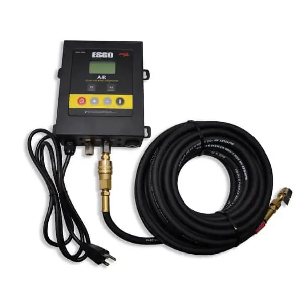 ESCO 10964 Tire Inflator, Steel Wall Mounted w/ Digital Display and Clip on Chuck Clearance