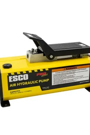 ESCO 10518 Pro Series 1/2 gallon air hydraulic pump 135 cu in. 1/2 Gallon Hydraulic Pump Free Returns
