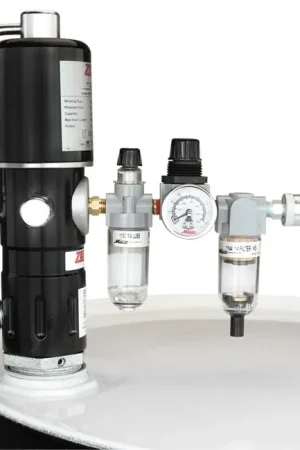 Zeeline by Milton ZE1731K - 5 1 Pneumatic Stub Style High Flow Rate Piston Pump With FRL Double Action Certified