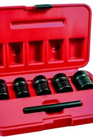High Quality Ken-Tool 30118 - 1/2 in. Dr. Twist Socket Set On Rail (5 Pcs)