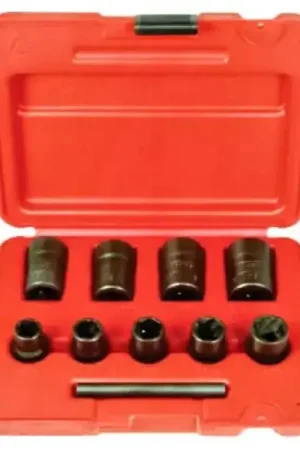 Ken-Tool 30107 - 3/8 in. Dr. Twist Socket Set W/ Punch/Case (9 Pcs) New Release