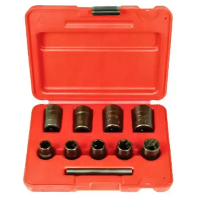 Ken-Tool 30107 - 3/8 in. Dr. Twist Socket Set W/ Punch/Case (9 Pcs) New Release