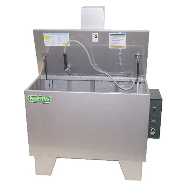 FOUNTAIN INDUSTRIES EcoMaster EM80-231 80-Gallon Heated Agitating Lift Parts Washer PN 60320-01 Flash Sale