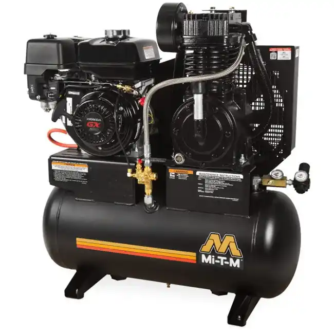 Place Order Mi-T-M AM2-SH09-20M - 20-Gallon Two Stage Gasoline Air Compressor