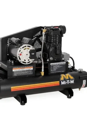 Fresh Stock Mi-T-M AM1-PE02-08M - 8-Gallon Single Stage Electric Air Compressor